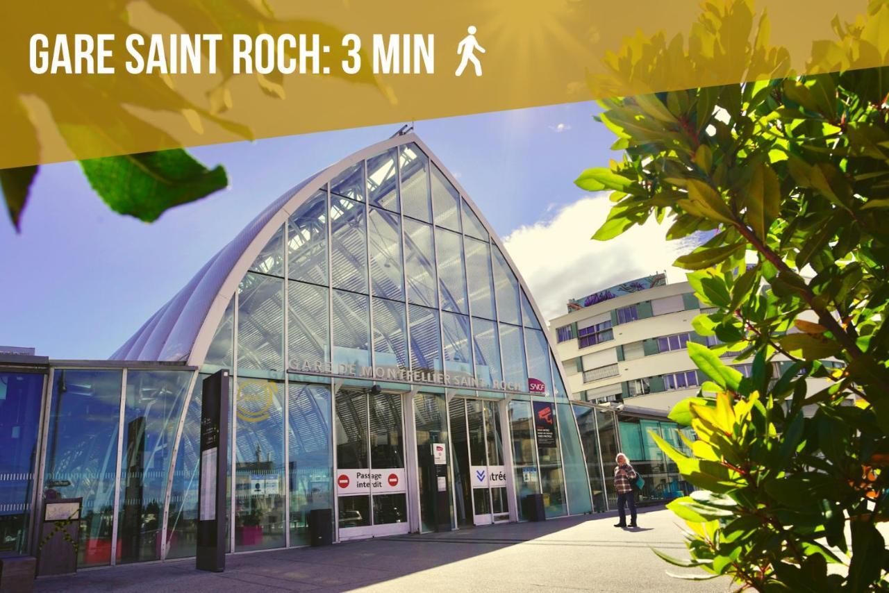 Appartamento Le Saint Roch-Centre-Free Parking-Clim Montpellier Esterno foto